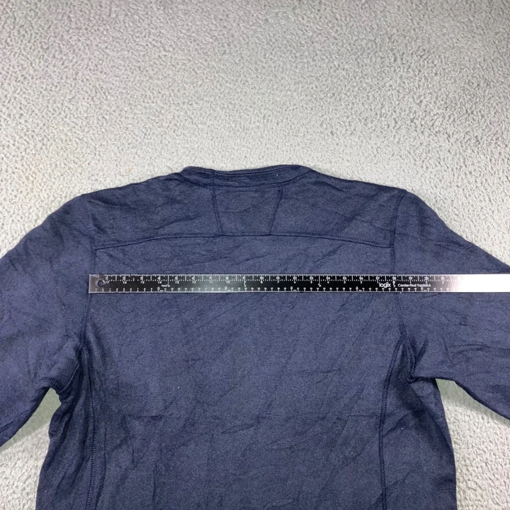The North Face Sweatshirt Men XL Navy Blue Fleece Lined Logo Hiking Outdoor‎